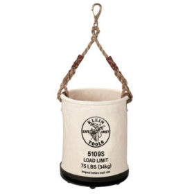 Klein Tools 5109S Wide-Opening Straight Wall Buckets, 1 Compartment, 15 in