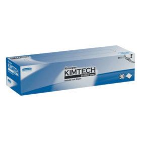 Kimberly-Clark Kimtech Science Kimwipes Delicate Task Wipers, Pop-Up Box, White, 90 per box (34721)