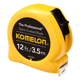 Komelon USA Corp Corp 4912 Professional Series Power Tapes, 5/8 in x 12 ft