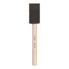 Foam Brushes, 1 in wide, Foam, Wood handle, 48/PK (99081610)