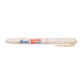 Markal 61126 Quik Stik Mini, White, Bullet