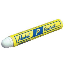 Markal 83420 Paintstik F Markers, 11/16 in X 4 3/4 in, White