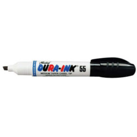 Markal 96223 Dura-Ink Felt-Tip Markers, Black, 1/4 in, Felt
