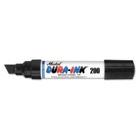 Markal 96917 Dura-Ink 200 Markers, Black, 5/8 in, Felt
