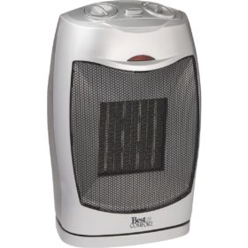 Do it Best PTC09B Comfort Oscillating Ceramic Space Heater with PTC