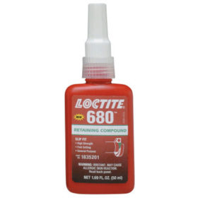 Loctite 1835201 680 Retaining Compound, 50 mL Bottle, Green, 4,000 psi