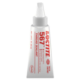 Loctite 2087067 567 High Temperature PST Thread Sealant, 50 mL Tube, Off-White