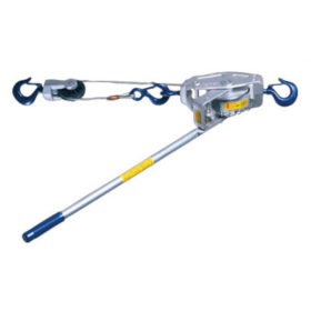 Lug-All 3000-10SH Cable Ratchet Hoist-Winches, 1 1/2 Tons Capacity, 10 ft Lifting Height, 97 lbf