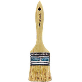 Linzer Products 1500-1 White Bristle Chip Brushes w/Wood Handle, 5/16" thick, 1 1/2" trim, 1" wide