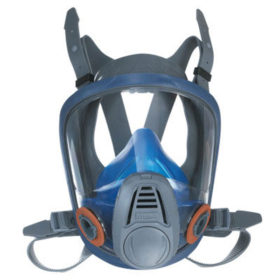 MSA 10028997 Advantage 3200 Full-Facepiece Respirator, Large, Silicone, Particles and Gases