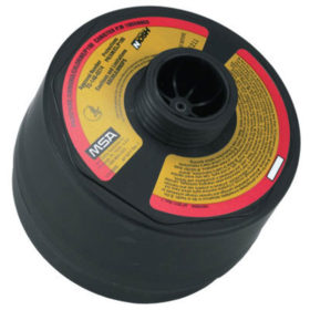 MSA 10059903 Gas Mask Replacement Canisters, Advantage 3100 Facepiece, Cartridge/Filter, P100