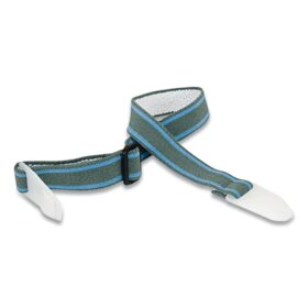Chinstrap, for MSA Hard Hats, Attaches to Suspension, 3/4 in W, Gray/ Blue Stripes (10171107)