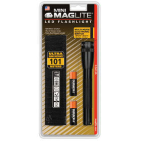 MAG-Lite SP2201H Mini Maglite LED Flashlights, 2 AA, Black