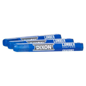 Dixon Ticonderoga 52100 Lumber Crayons, 1/2 in X 4 1/2 in, Blue