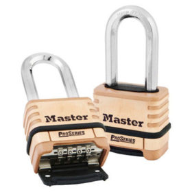 Master Lock 1175DLH ProSeriesÂ Resettable Combination Locks, 3/8"Dia, 15/16"L X 15/16"W, Carded