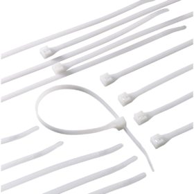 Gardner Bender DoubleLock 11 In. x 0.17 In. Natural Color Nylon Cable Tie (100-Pack) (46-310)