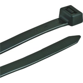 Gardner Bender 48 In. x 0.35 In. Black Nylon Ultra Violet Heavy-Duty Cable Tie (10-Pack) (45-548UVB)