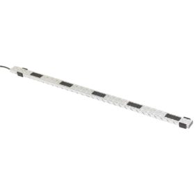 Wiremold 10-Outlet Aluminum Power Strip with 6 Ft. Cord (PM48TC)