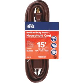 Do it Best 15 Ft. 16/2 Brown Cube Tap Extension Cord (IN-PT2162-15X-BR)