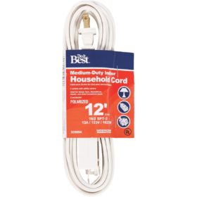 Do it Best 12 Ft. 16/2 White Cube Tap Extension Cord (IN-PT2162-12X-WH)