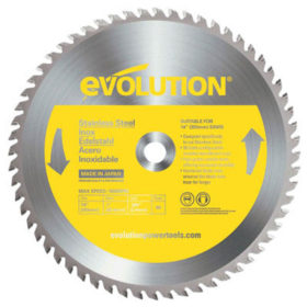 Evolution 14BLADE-SSN TCT Metal-Cutting Blades, 14 in, 1 in Arbor, 1,600 rpm, 90 Teeth