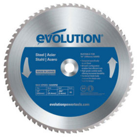 Evolution 14BLADEST TCT Metal-Cutting Blades, 14 in, 1 in Arbor, 1,600 rpm, 66 Teeth