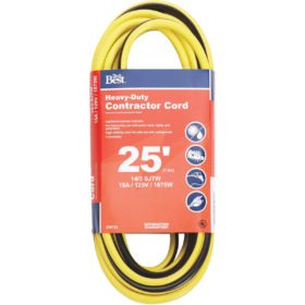 Master Electrician 25 Ft. 14/3 Heavy-Duty Contractor Extension Cord (73025ME)
