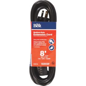 Master Electrician 8 Ft. 16/3 Abrasion Resistant Extension Cord (OU-JTW163-8-BL)