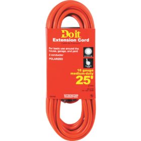 Master Electrician 25 Ft. 16/2 Polarized Outdoor Extension Cord (02207ME)