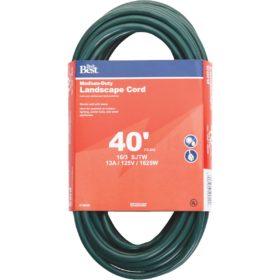 Do it Best 40 Ft. 16/3 Landscape Extension Cord (OU-JTW163-40X-GR)