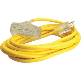 Coleman Cable Polar Solar Cold Weather 3-Outlet Extension Cord (3487SW0002)