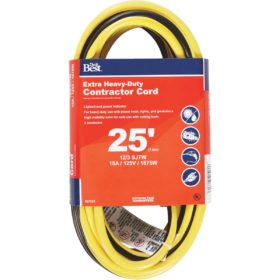 Master Electrician 25 Ft. 12/3 Extra Heavy-Duty Contractor Extension Cord (74025ME)