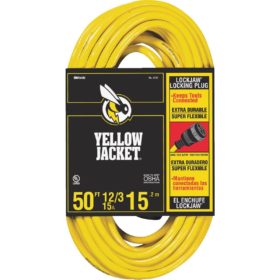 Yellow Jacket Lockjaw 50 Ft. 12/3 Extension Cord (2737)
