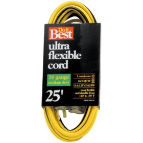 Do it Best 25 Ft. 16/3 Medium-Duty Extension Cord (553060)