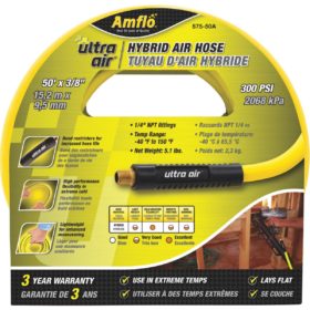 Amflo UltraAir 3/8 In. x 50 Ft. PVC/Rubber Air Hose (575-50A)