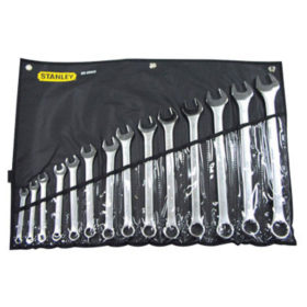 Stanley 85-990 14 Piece Combination Wrench Sets,  Points, Inch