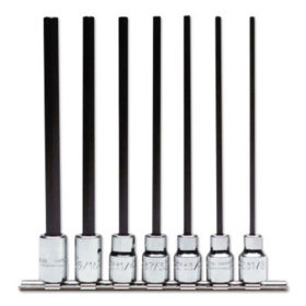 Stanley 4990-7XL 7 Piece Extra-Long Hex Bit Socket Sets, 3/8 in