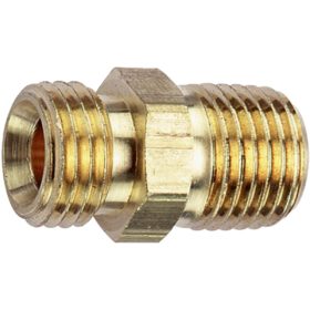 Tru-Flate 1/4 In. MNPT x 1/4 In. MNPS Brass Ball End Adapter (21-595)