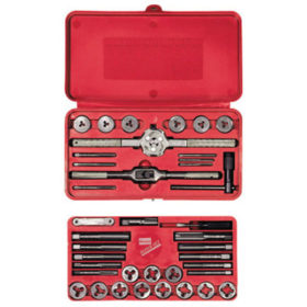 Stanley 23614 39-pc Machine Screw / Fractional Tap & Solid Round Die Set