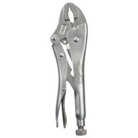 Stanley 10WR-3 Locking Pliers, Curved Jaw Opens to 1 7/8 in, 10 in Long