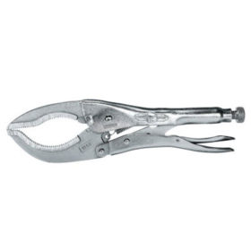 Stanley 12LC-3 Large Jaw Locking Pliers, Curved Jaw Opens to 3 1/8 in, 12 in Long