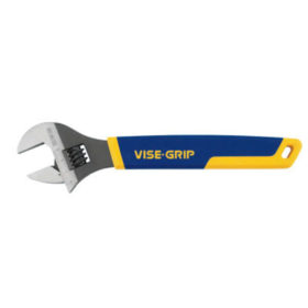 Stanley 2078612 Vise-Grip Adjustable Wrenches, 12 in Long, 1 1/2 in Opening, Chrome