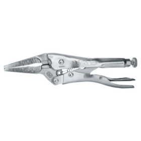 Stanley 6LN-3 Long Nose Locking Pliers, Jaw Opens to 2 1/4 in, 6 in Long