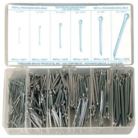 Precision Brand Cotter Pin Assortments, Steel (12905)