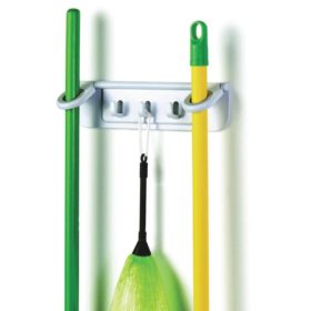 Spectrum 33300 Mop And Broom Long Handle Tool Rack
