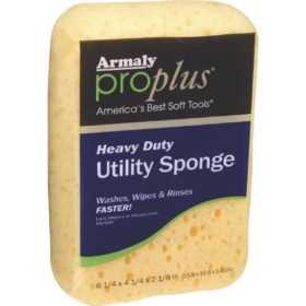 Armaly ProPlus 6.25 In. x 4.25 In. Yellow Heavy Duty Sponge (00009)