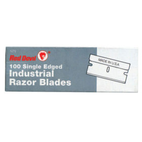 Red Devil 3272 SINGLE EDGE RAZOR BLADES; Single Edge Razor Blades