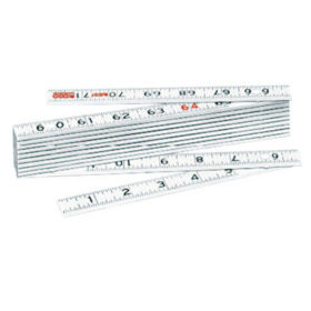 RIDGID 73370 Fiberglass Folding Rules, 6 ft, Fiberglass, Inside-Reading