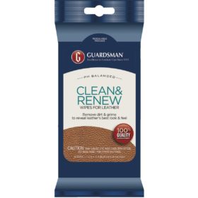 Guardsman Clean & Renew Leather Care Wipes (20-Pack) (470200)