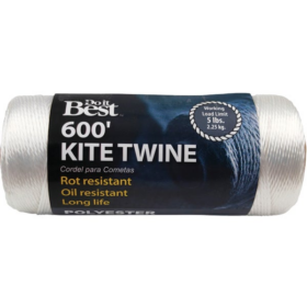 Do it Best 0.020 In. x 600 Ft. White Polyester Kite Twine (635448)